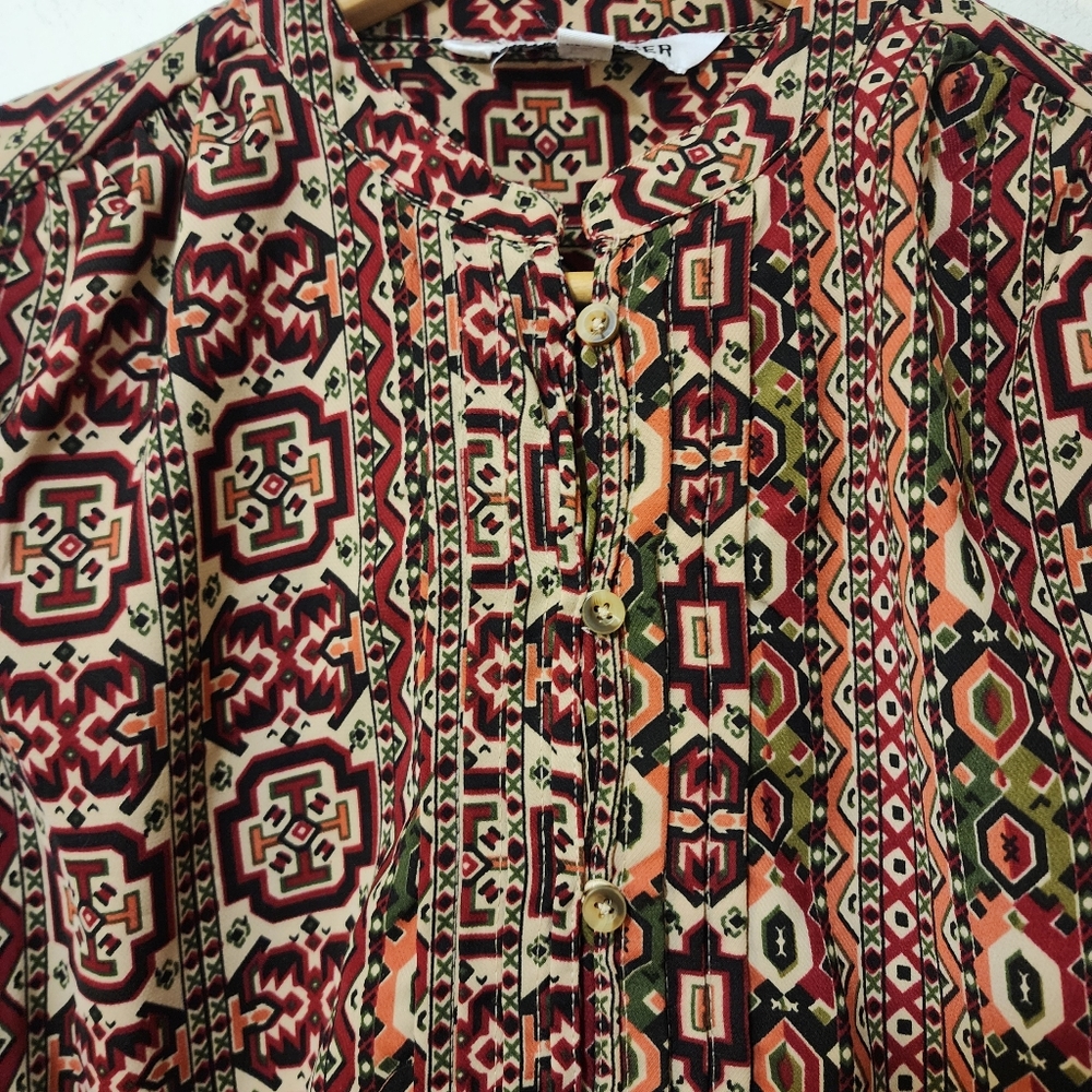 Walter Baker Multicolor Patterned Blouse - image 3